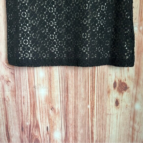 J. Crew Leslie Black Eyelet Crochet Lace Dressy Tank Top - Picture 7 of 10